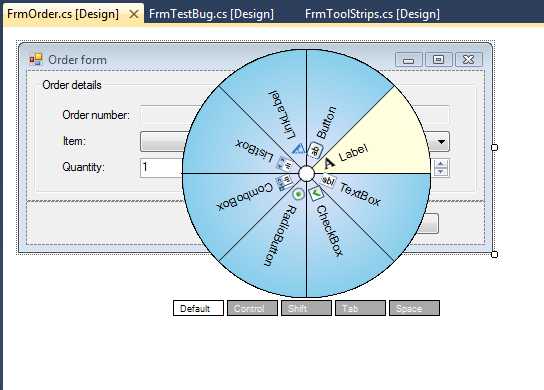 QAT - Controls in a circle