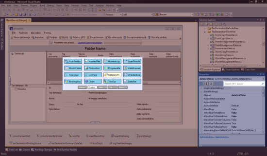 RapidDesign in Visual Studio